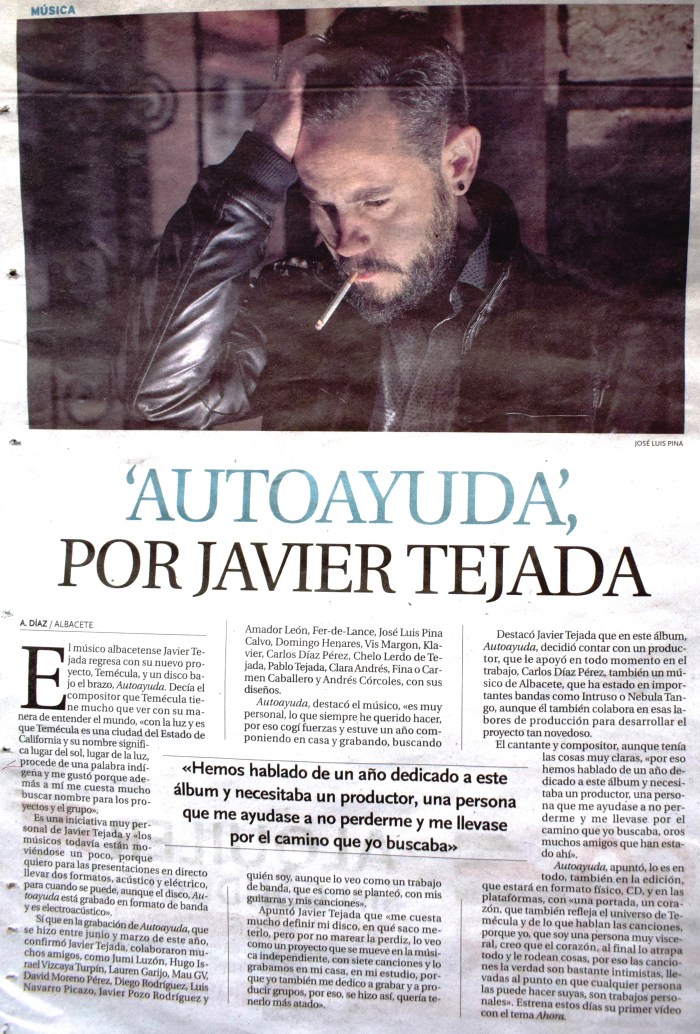 Temécula, La Tribuna de Albacete, Autoayuda